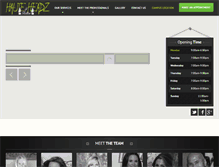 Tablet Screenshot of hauteheadzsalon.com